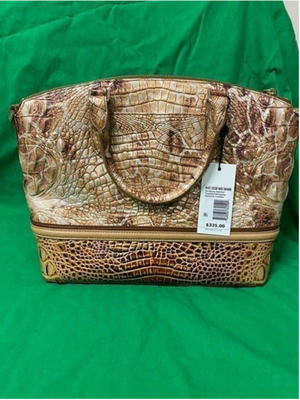 Brahmin Duxbury Satchel Toasted Kempsey NWT